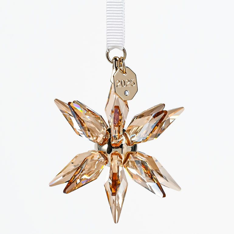 スワロフスキー SWAROVSKI オーナメント Annual Edition Festive 3D クリスマスオーナメント 星 スター ゴールド 5701505