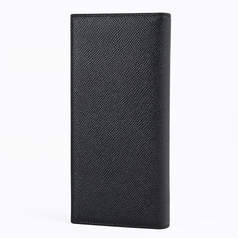 【名入れ可有料】【スペシャルラッピング付き】フェラガモ Salvatore Ferragamo サルヴァトーレフェラガモ 長財布 小銭入れ付き ウォレット ダブル・ガンチーニ メンズ ブラック 661458 775653 0775653