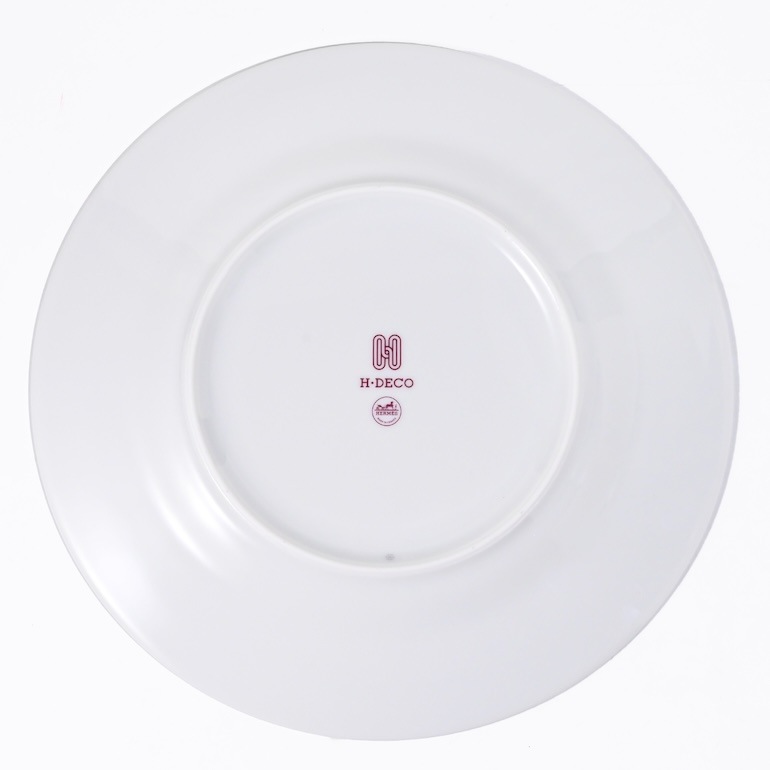 エルメス HERMES プレート ペア Hデコ H DECO ROUGE Hデコ アッシュ