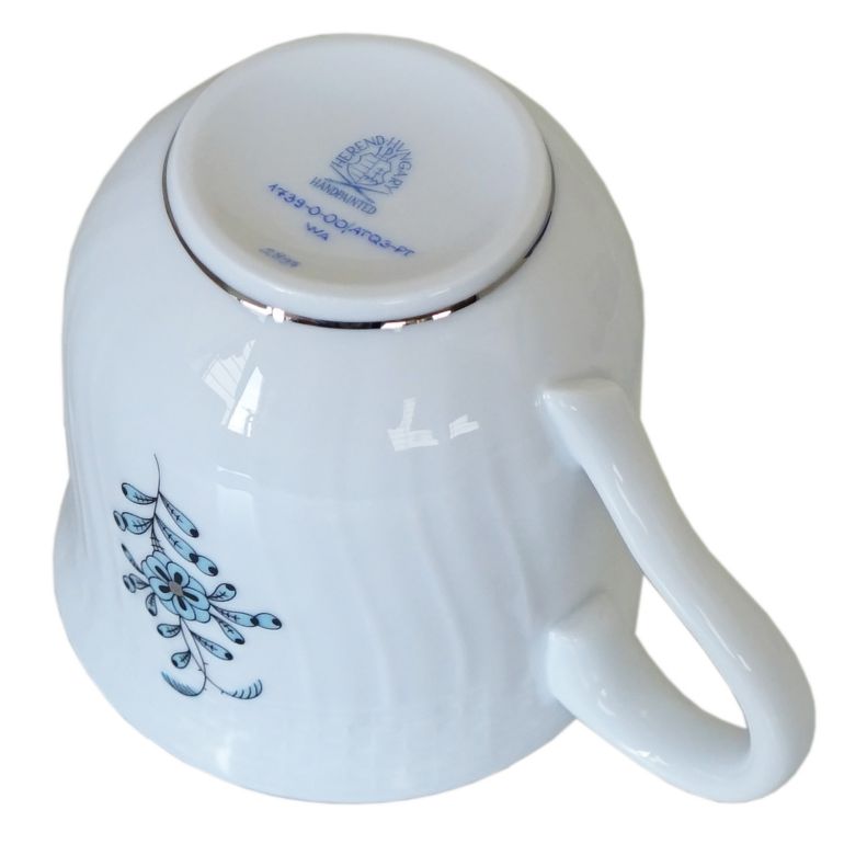 名入れ可有料 ヘレンド マグカップ アポニーターコイズ プラチナ マグ