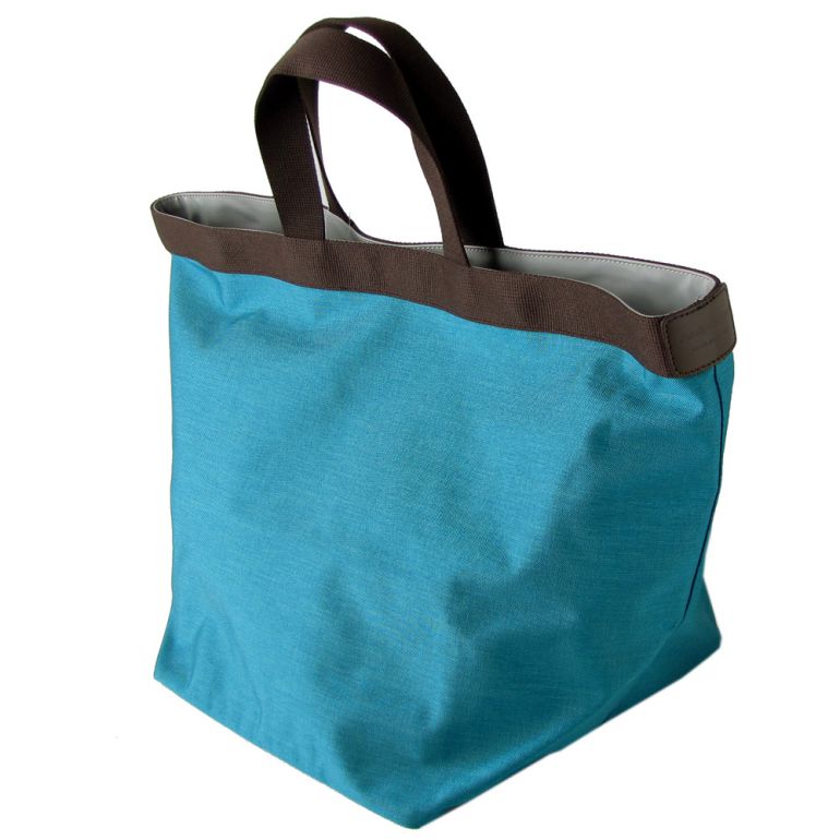 エルベシャプリエ トートバッグ レディース A4 舟形 L コーデュラナイロン ラゴン×モカ 725C 40L