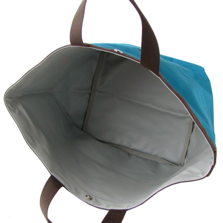 エルベシャプリエ トートバッグ レディース A4 舟形 L コーデュラナイロン ラゴン×モカ 725C 40L