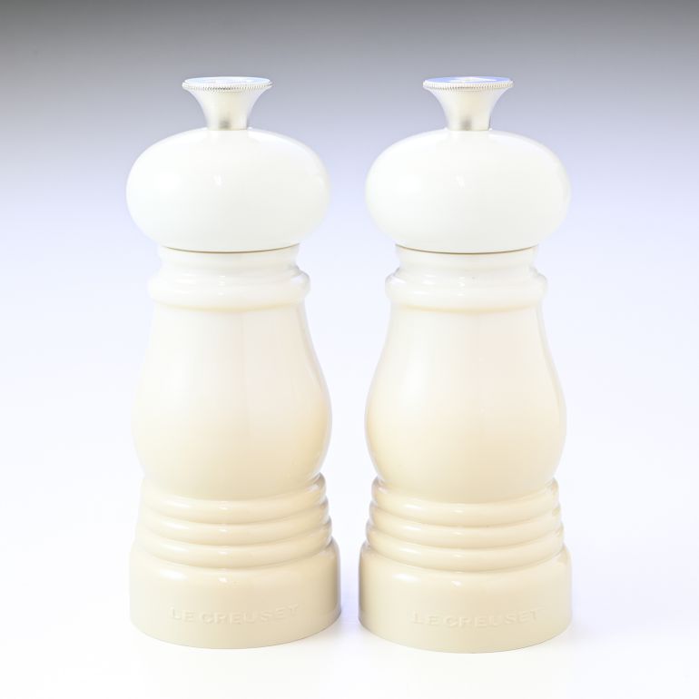 ルクルーゼ ミニ ソルト&ペッパーミルセット 12.5cm Le Creuset ル・クルーゼ メレンゲ 44900117160000 洋食器