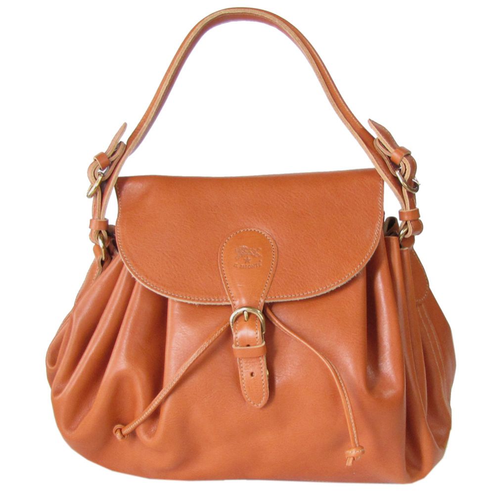 イルビゾンテ IL BISONTE バッグ ハンドバッグ レディース バケッタレザー キャラメル ヤキヌメ ゴールド A2784 EP 145O