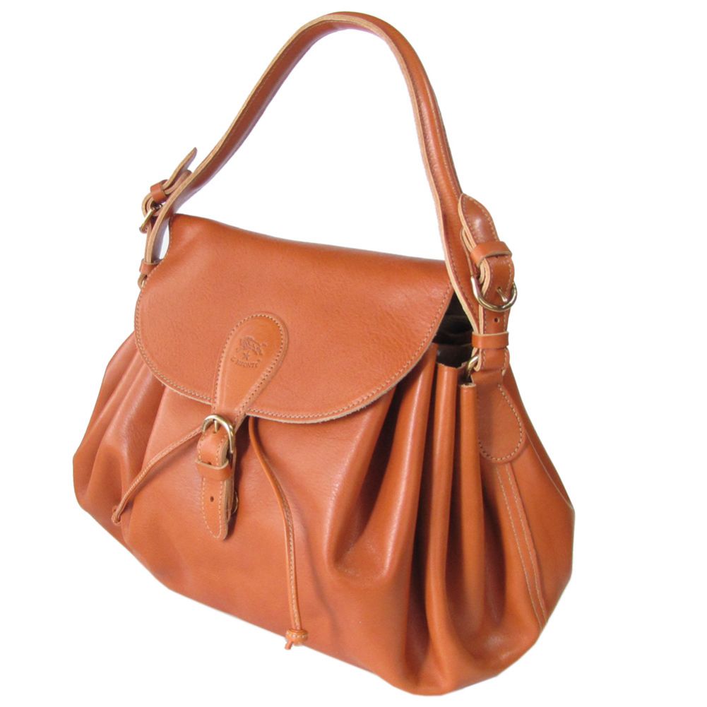 イルビゾンテ IL BISONTE バッグ ハンドバッグ レディース バケッタレザー キャラメル ヤキヌメ ゴールド A2784 EP 145O
