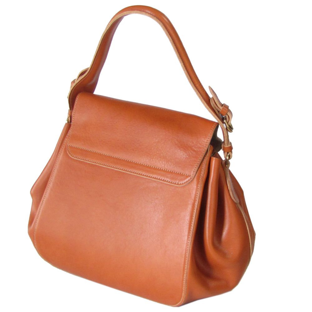 イルビゾンテ IL BISONTE バッグ ハンドバッグ レディース バケッタレザー キャラメル ヤキヌメ ゴールド A2784 EP 145O