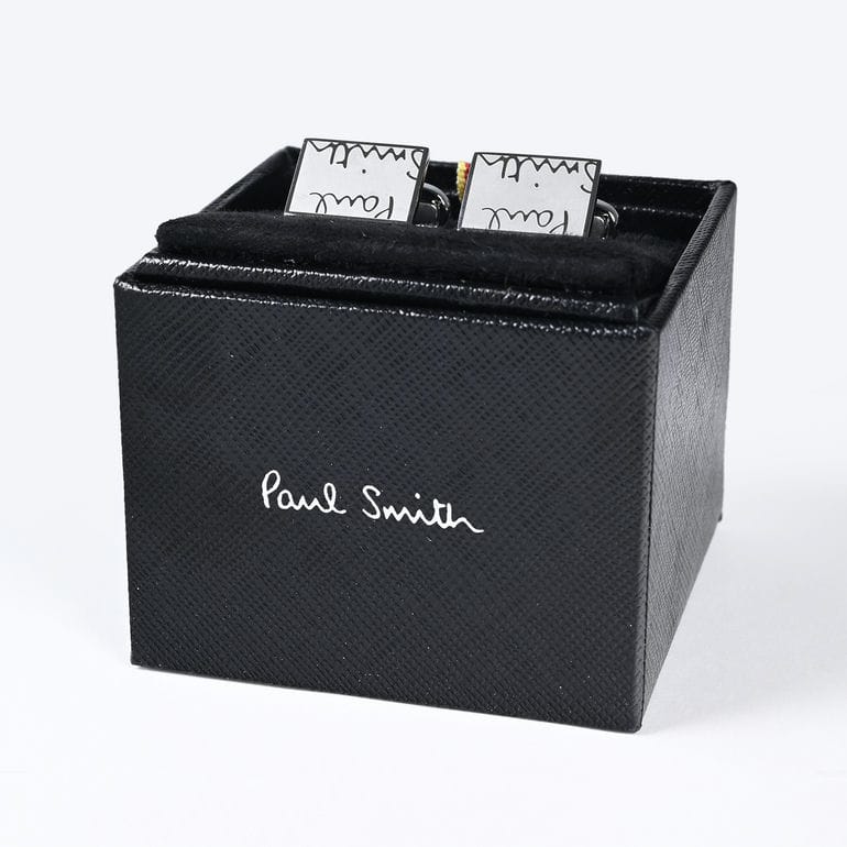 ポールスミス Paul Smith カフリンクス カフスボタン ETCH LOGO ロゴ