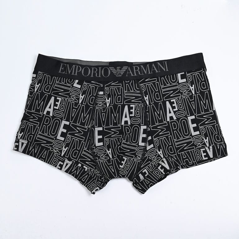 エンポリオ アルマーニ 下着 アンダーウェア ボクサーパンツ ロゴプリント 全4サイズ メンズ グレー 111389 4R506 34521 MADE IN ITALY EMPORIO ARMANI 父の日【スペシャルラッピング660円(別売り)】