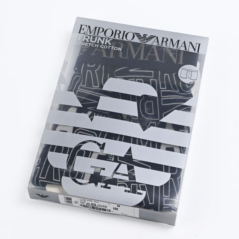 エンポリオ アルマーニ 下着 アンダーウェア ボクサーパンツ ロゴプリント 全4サイズ メンズ グレー 111389 4R506 34521 MADE IN ITALY EMPORIO ARMANI 父の日【スペシャルラッピング660円(別売り)】