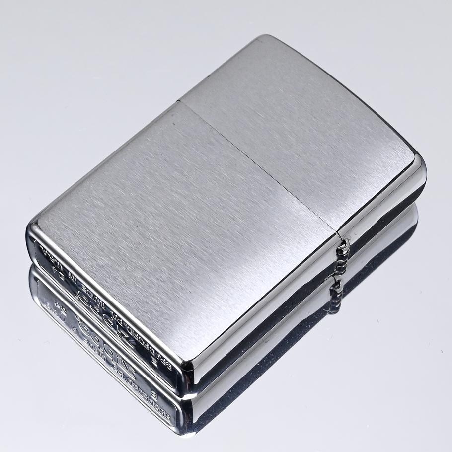 十字架 シルバーメッキ 【ほぼ未使用】 Zippo ジッポー クロス 十字架 メタル 純銀メタル いぶし仕上げ