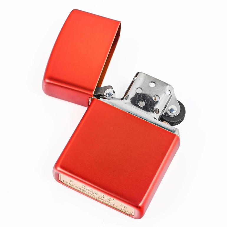 ZIPPO ジッポー ライター ジッポ METALLIC RED メタリック レッド 無地
