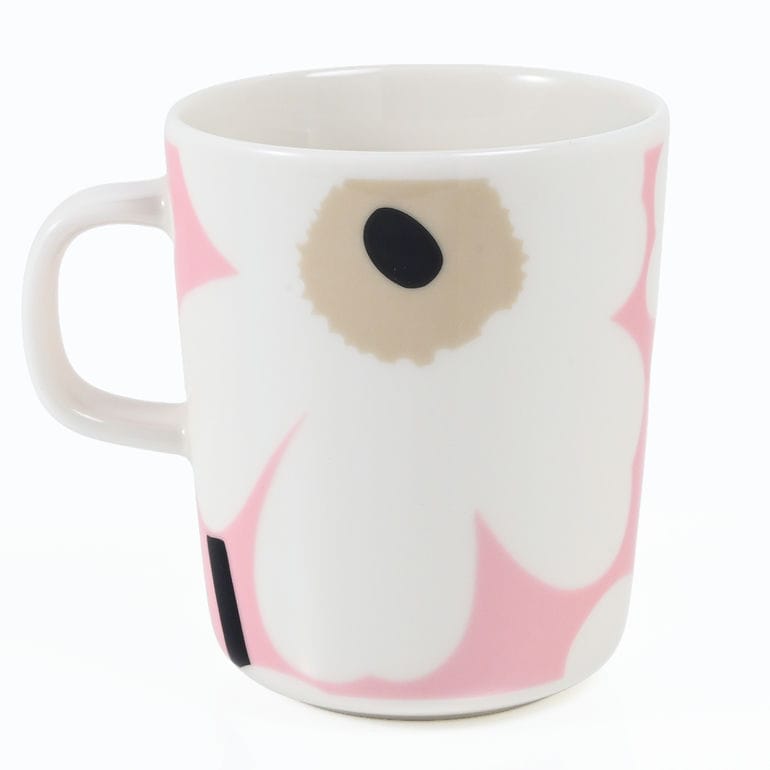 マリメッコ marimekko マグカップ コップ 250ml ウニッコ オフホワイト ピンク サンド チャコール 75266 075266 138 洋食器 テーブルウェア 北欧食器 北欧デザイン<br>【スペシャルラッピング660円(別売り)】