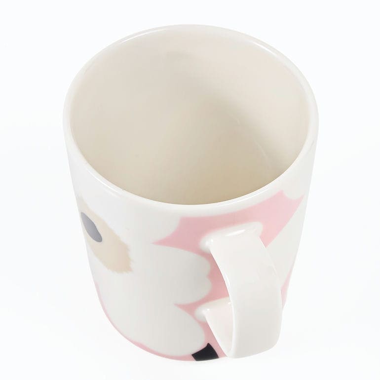 マリメッコ marimekko マグカップ コップ 250ml ウニッコ オフホワイト ピンク サンド チャコール 75266 075266 138 洋食器 テーブルウェア 北欧食器 北欧デザイン<br>【スペシャルラッピング660円(別売り)】