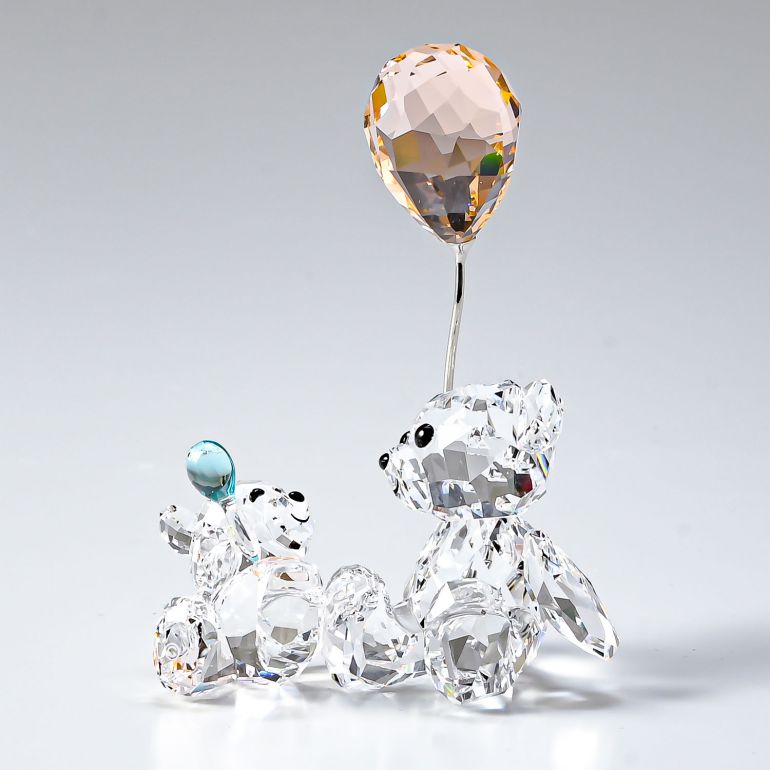 スワロフスキー SWAROVSKI クリスタルフィギュア My Little Kris Bear マザー＆ベビー 5557542 インテリア オブジェ 置物【スペシャルラッピング660円(別売り)】
