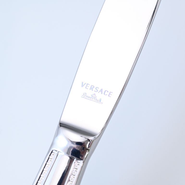 ヴェルサーチ×ローゼンタール グレカ テーブルナイフ カトラリー シルバー 日本未発売 69178-130955-75011 洋食器