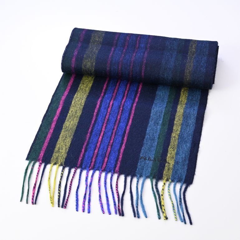 ポールスミス Paul Smith マフラー トレントストライプ ラムズ