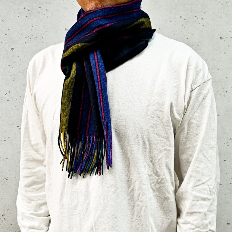 ポールスミス Paul Smith マフラー トレントストライプ ラムズ