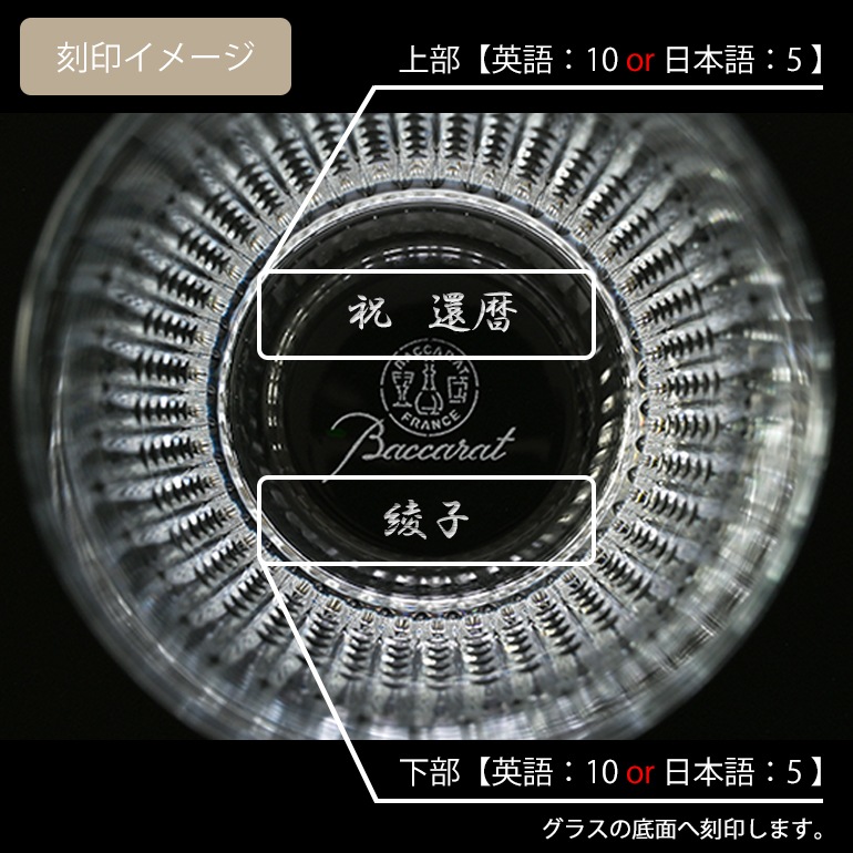 バカラ 名入れ対応 Baccarat グラス ペア ナンシー NANCY ハイボール