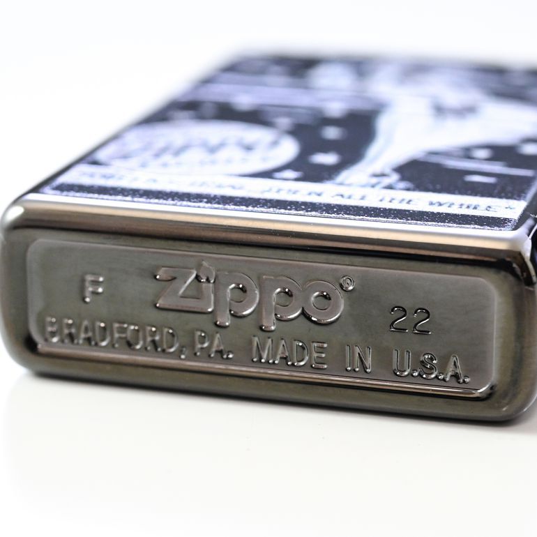 ZIPPO ジッポー ライター ジッポ Windy Design ブラック系 48456 名