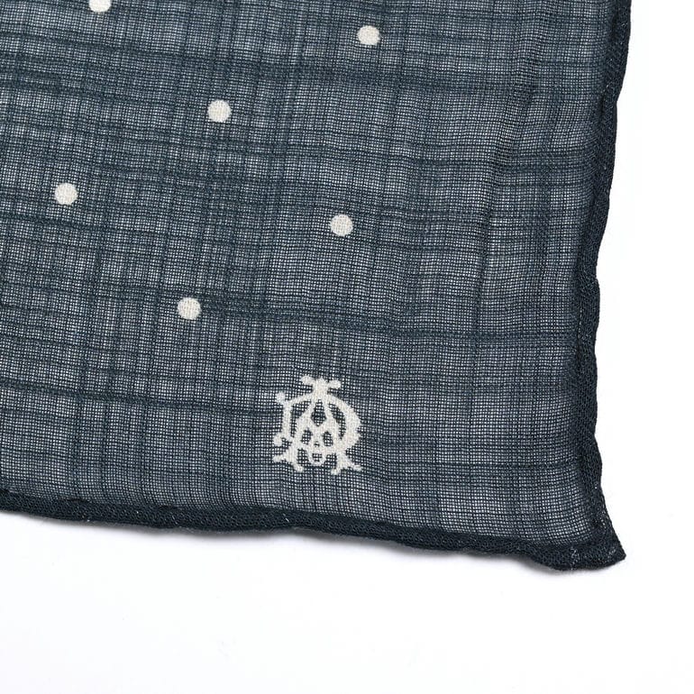 ダンヒル dunhill ポケットチーフ 30cm メンズ ポルカドット