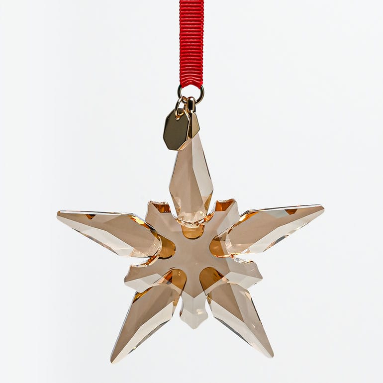 スワロフスキー SWAROVSKI オーナメント Annual Edition スノーフレーク クリスマスオーナメント 星 スター ゴールド 5701826 インテリア オブジェ 置物【スペシャルラッピング660円(別売り)】