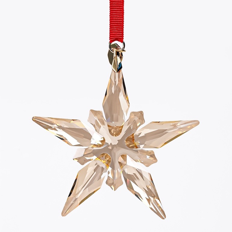 スワロフスキー SWAROVSKI オーナメント Annual Edition スノーフレーク クリスマスオーナメント 星 スター ゴールド 5701826 インテリア オブジェ 置物【スペシャルラッピング660円(別売り)】