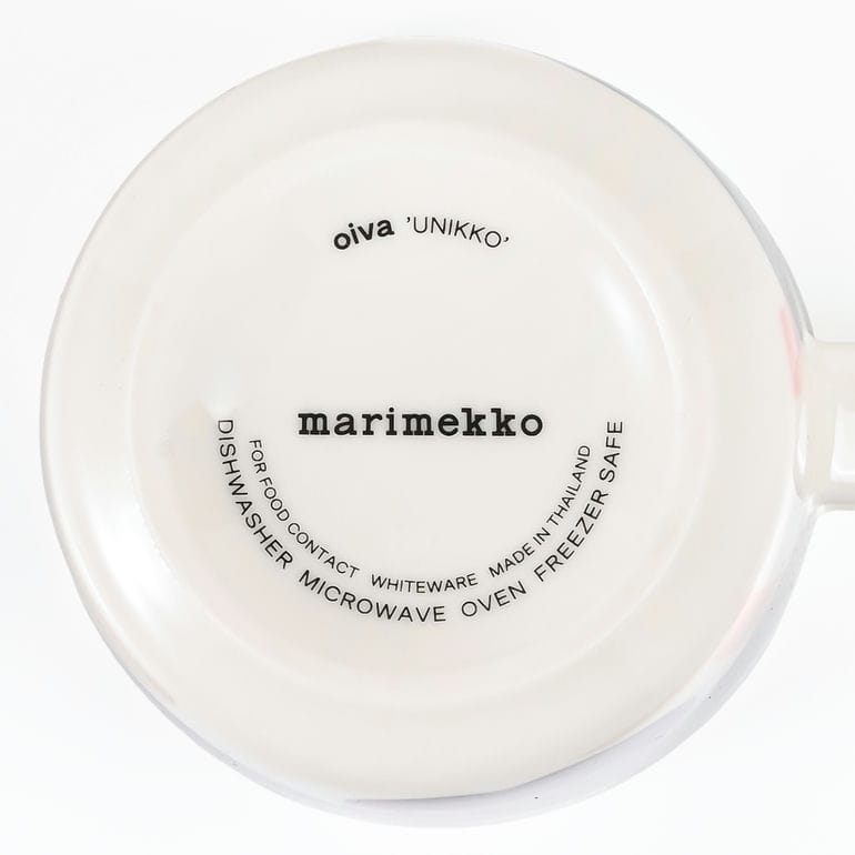 マリメッコ marimekko マグカップ コップ 250ml ウニッコ オフホワイト チャコール サンド ピンク 75266 075266 198 洋食器 テーブルウェア 北欧食器 北欧デザイン<br>【スペシャルラッピング660円(別売り)】