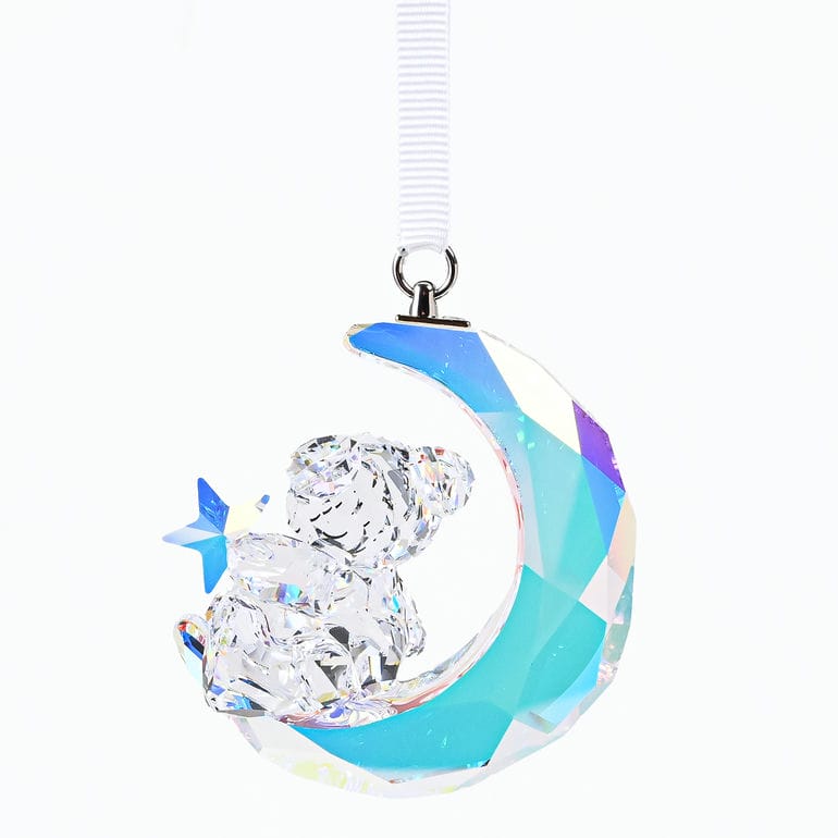 スワロフスキー SWAROVSKI オーナメント Krisベア Moon 三日月と星 月