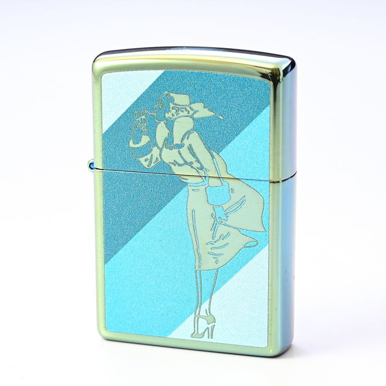ZIPPO ジッポー ライター ジッポ Teal Windy Design グリーン系