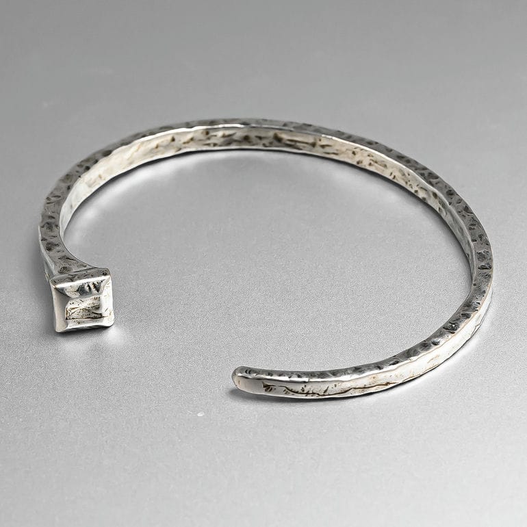 モンアート MONART ブレスレット メンズ レディース 真鍮 ヴィンテージシルバー JIM BR/142 Made in Italy 正規代理店