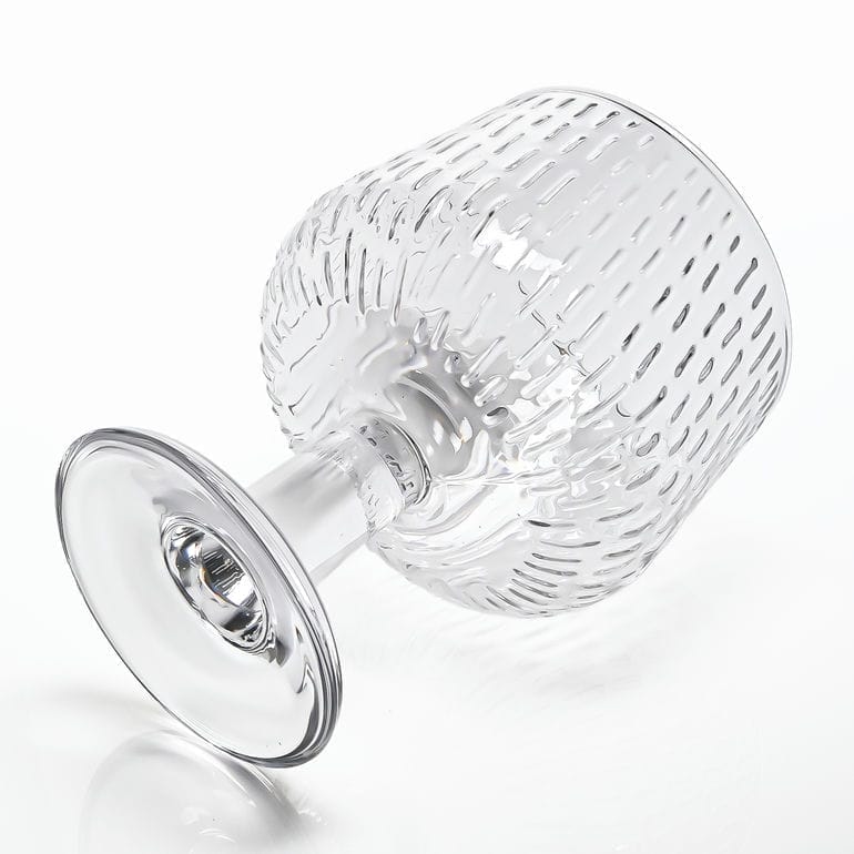 マリメッコ marimekko グラス ゴブレット 250ml SYKSY スゥクス 秋の雨 クリア 72635 072635 100 洋食器 テーブルウェア 北欧食器 北欧デザイン<br>【スペシャルラッピング660円(別売り)】