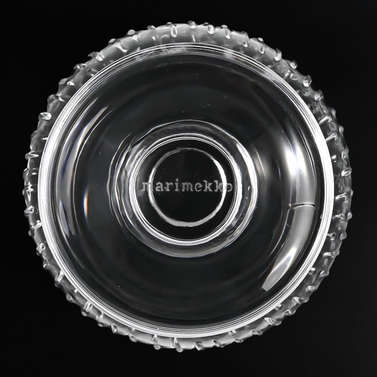 マリメッコ marimekko グラス ゴブレット 250ml SYKSY スゥクス 秋の雨 クリア 72635 072635 100 洋食器 テーブルウェア 北欧食器 北欧デザイン<br>【スペシャルラッピング660円(別売り)】