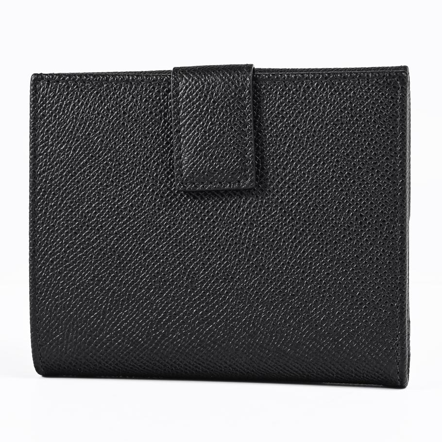 【名入れ可有料】【スペシャルラッピング付き】フェラガモ Salvatore Ferragamo サルヴァトーレフェラガモ 二つ折り財布 小銭入れ付き ウォレット ガンチーニ レディース ブラック 22C877 673998 0673998