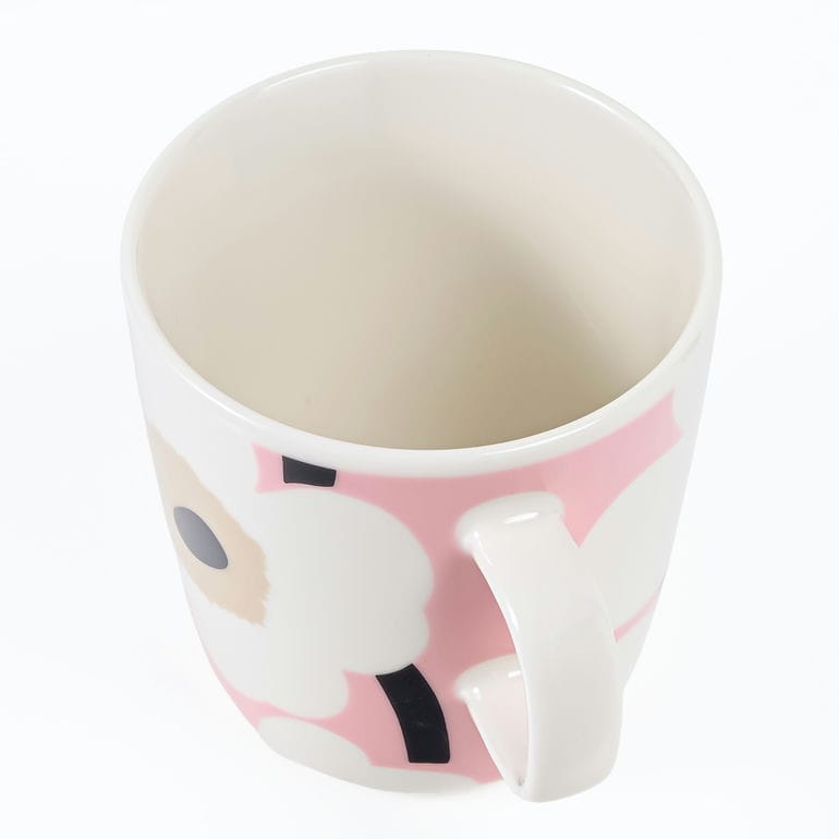 マリメッコ marimekko マグカップ コップ 400ml ウニッコ オフホワイト ピンク サンド チャコール 75269 075269 138 洋食器 テーブルウェア 北欧食器 北欧デザイン<br>【スペシャルラッピング660円(別売り)】