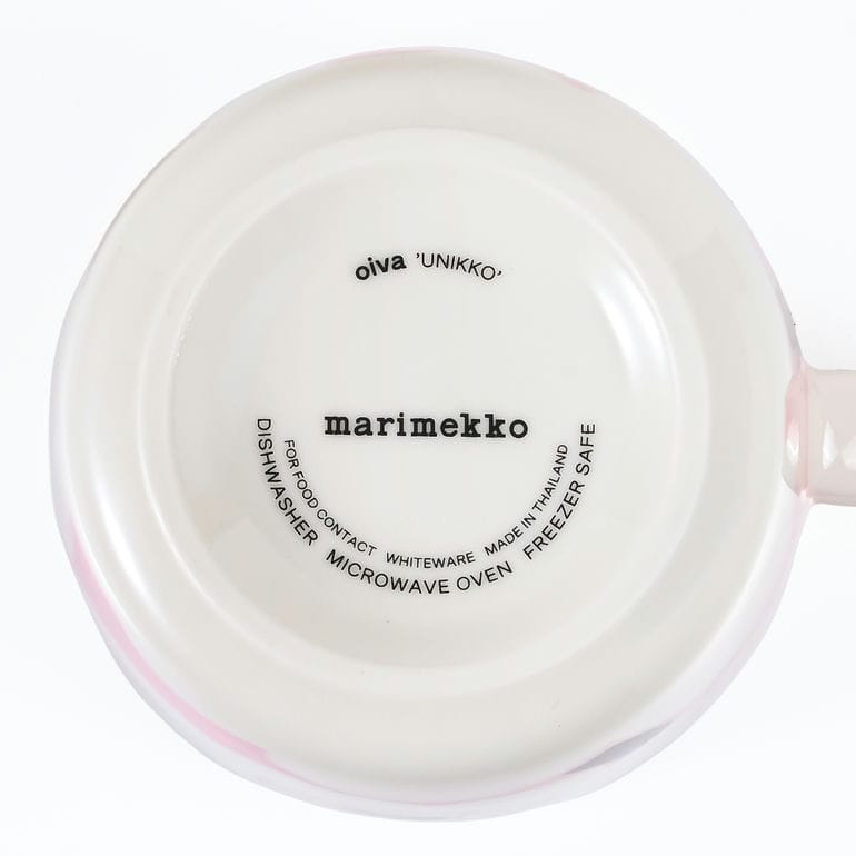 マリメッコ marimekko マグカップ コップ 400ml ウニッコ オフホワイト ピンク サンド チャコール 75269 075269 138 洋食器 テーブルウェア 北欧食器 北欧デザイン<br>【スペシャルラッピング660円(別売り)】