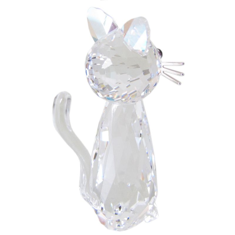 最終値下　Swarovski スワロフスキー　猫　ネコ　ピンク　クリスタル　置物 スワロフスキー置物・アクセサリー専門店 ☆プラネタリウム☆