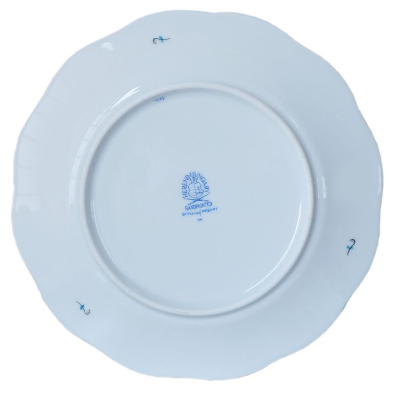 ヘレンド デザートプレート アポニーターコイズ プラチナ プレート 食器 19cm 皿 517000 ATQ3-PT 【00517000-ATQ3-PT】 洋食器【スペシャルラッピング660円(別売り)】