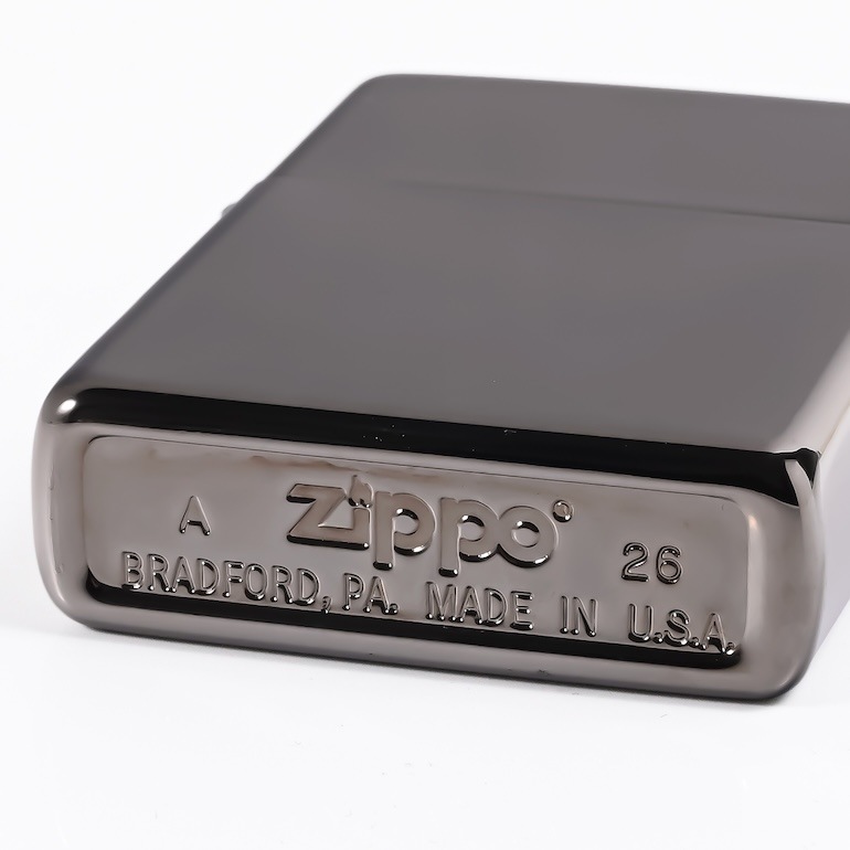 ZIPPO ジッポー ライター ジッポ ブラックアイスシリーズ 150 名入れ可