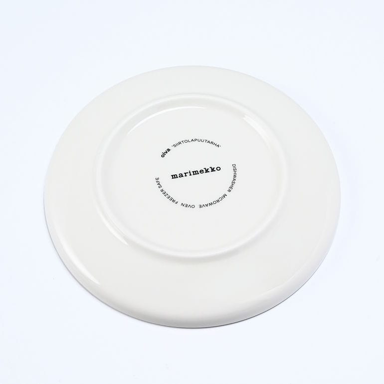 【名入れ可有料】マリメッコ marimekko プレート スモール 13.5cm ラシィマット ベージュ×ホワイト 72638 072638 180 北欧食器 洋食器 北欧デザイン 小皿 テーブルウエア 【スペシャルラッピング660円(別売り)】