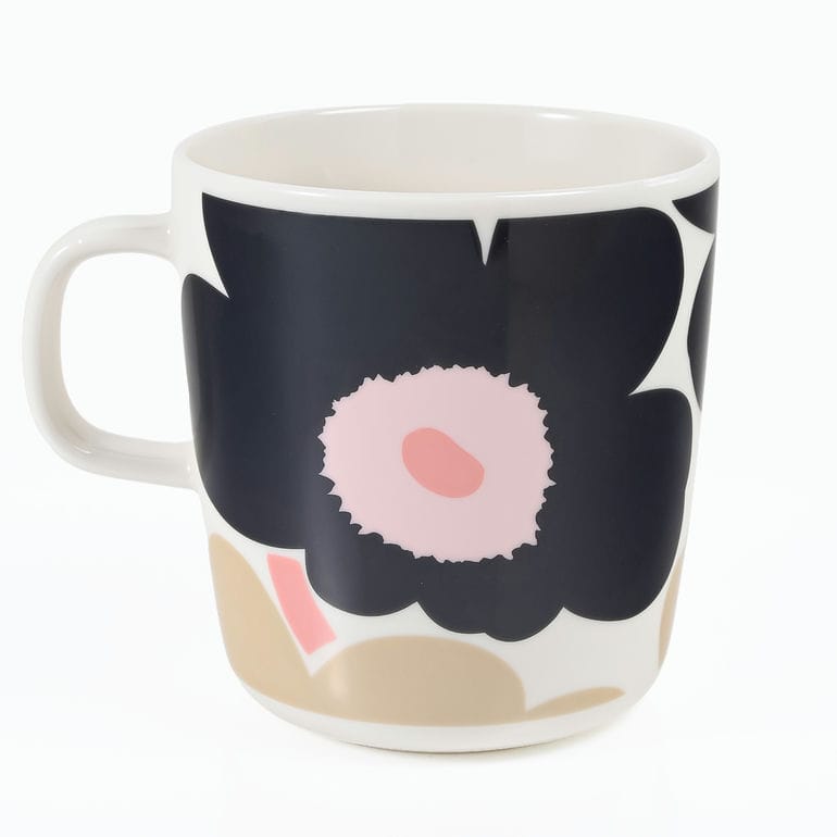マリメッコ marimekko マグカップ コップ 400ml ウニッコ オフホワイト チャコール サンド ピンク 75269 075269 198 洋食器 テーブルウェア 北欧食器 北欧デザイン<br>【スペシャルラッピング660円(別売り)】