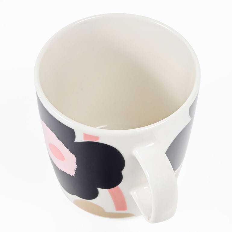 マリメッコ marimekko マグカップ コップ 400ml ウニッコ オフホワイト チャコール サンド ピンク 75269 075269 198 洋食器 テーブルウェア 北欧食器 北欧デザイン<br>【スペシャルラッピング660円(別売り)】