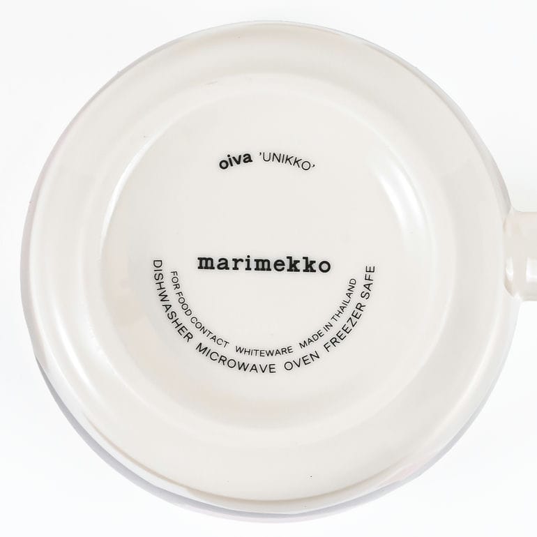 マリメッコ marimekko マグカップ コップ 400ml ウニッコ オフホワイト チャコール サンド ピンク 75269 075269 198 洋食器 テーブルウェア 北欧食器 北欧デザイン<br>【スペシャルラッピング660円(別売り)】