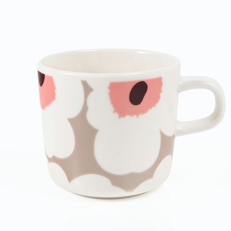 マリメッコ marimekko マグカップ コーヒーカップ 200ml ウニッコ クレイ ホワイト ローズ 75536 075536 183 洋食器 テーブルウェア 北欧食器 北欧デザイン<br>【スペシャルラッピング660円(別売り)】