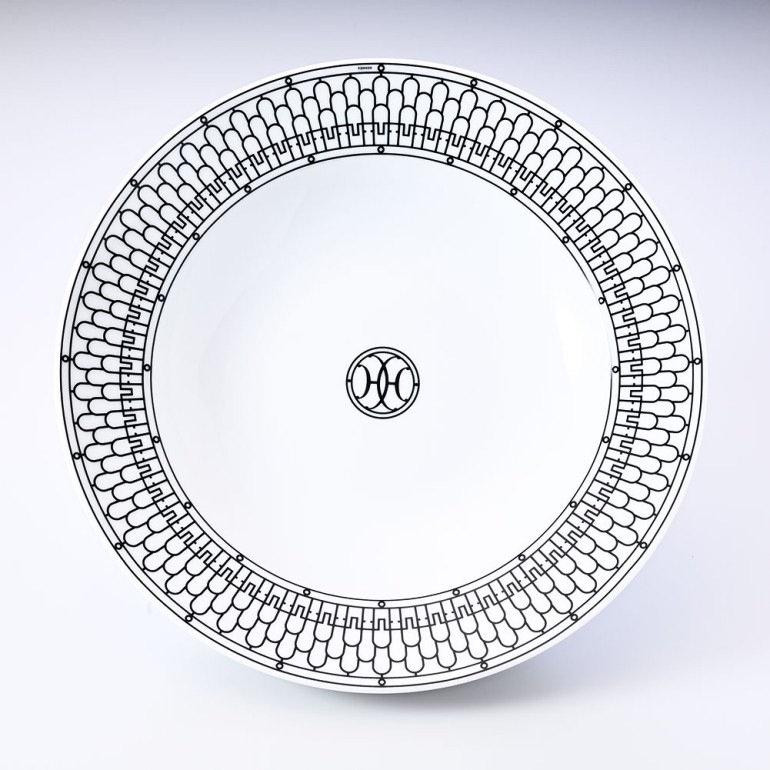 エルメス HERMES 大皿 ディッシュ プレート Hデコ H DECO アッシュデコ 29.5cm 37026P 大皿 洋食器 名入れ可有料 【スペシャルラッピング1100円(別売り)】