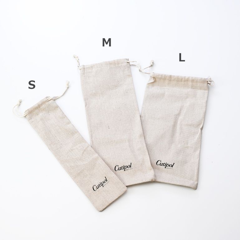 【単品購入不可】クチポール Cutipol ギフトバッグ カトラリーポーチ リネン Sサイズ 30㎝×8cm 洋食器