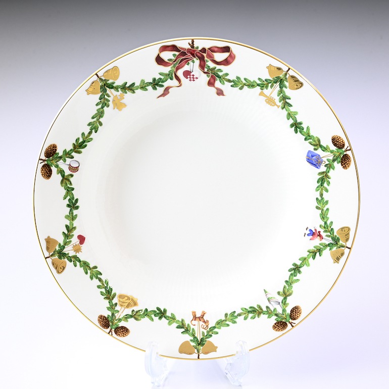 2枚セット ロイヤルコペンハーゲン ROYAL COPENHAGEN スターフルーテッド 深皿 パスタプレート 24cm 2503604 1017454 北欧食器 洋食器 【スペシャルラッピング660円(別売り)】