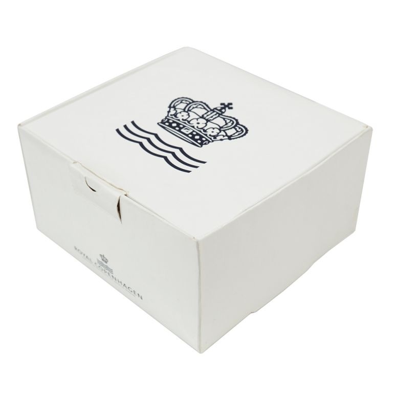 純正箱付 ロイヤルコペンハーゲン ミニプレート ホワイトフルーテッド ハーフレース RCロゴ 小皿 11cm 2215612 イタリア限定 日本未発売 北欧食器 洋食器 【スペシャルラッピング660円(別売り)】