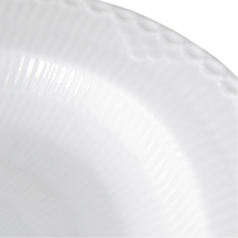 2個セット ロイヤルコペンハーゲン プレート ホワイトフルーテッド ハーフレース オーバルディッシュ 29cm×36.5cm 大皿 1128375 (1017285) 日本未発売 北欧食器 洋食器 【スペシャルラッピング1100円(別売り)】