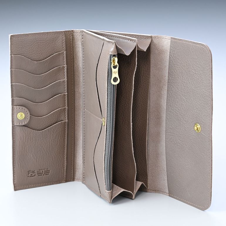 イルビゾンテ IL BISONTE 財布 長財布 メンズ レディース バケッタレザー トルトラ C0775P 618 SCW009PV0005GY106B 箔押し名入れ可有料 【スペシャルラッピング660円(別売り)】