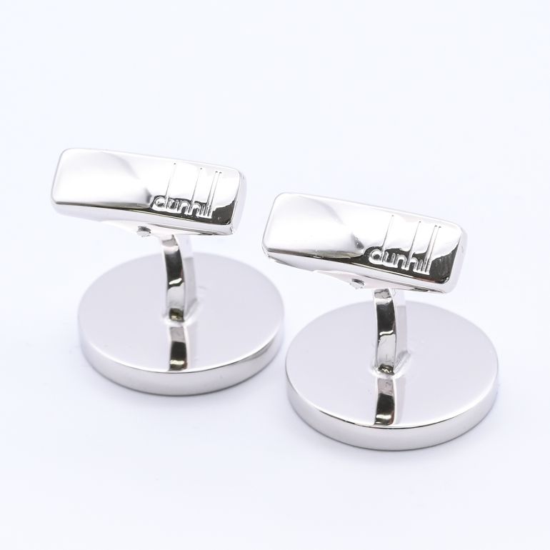 ダンヒル dunhill カフス メンズ カフリンクス カフスボタン Dシリーズ シルバー 22FUS8206040 名入れ可有料<br>【スペシャルラッピング660円(別売り)】